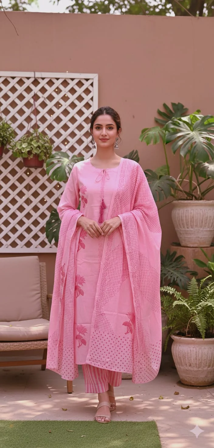 cotton salwar set